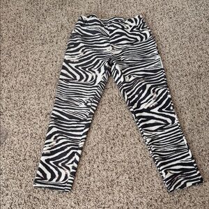 NWT Brown Zebra Print